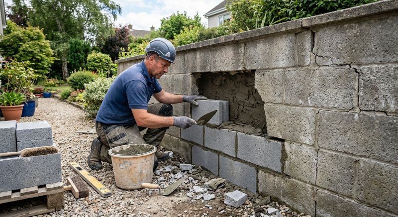 Block Wall Repair in Charlotte County, FL