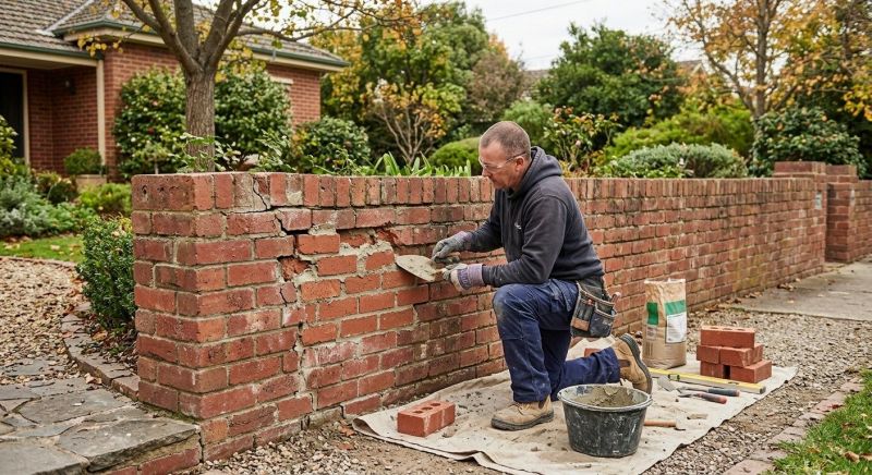 Brick Fence Repair in Port Charlotte, FL