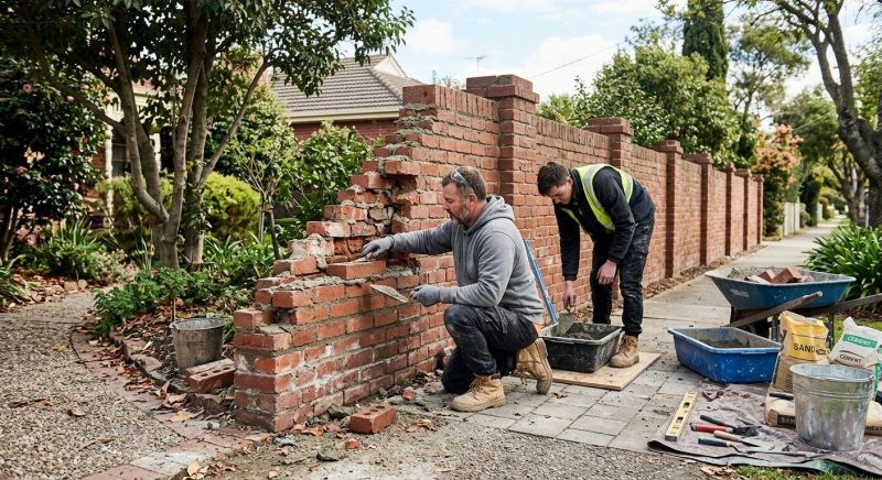 Brick Fence Repair in Port Charlotte, FL