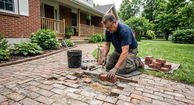 Brick Flatwork Repair in Port Charlotte, FL