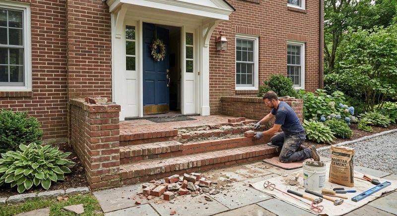 Brick Flatwork Repair in Rotonda West, FL
