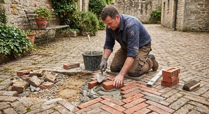 Brick Hardscape Repair in Port Charlotte, FL