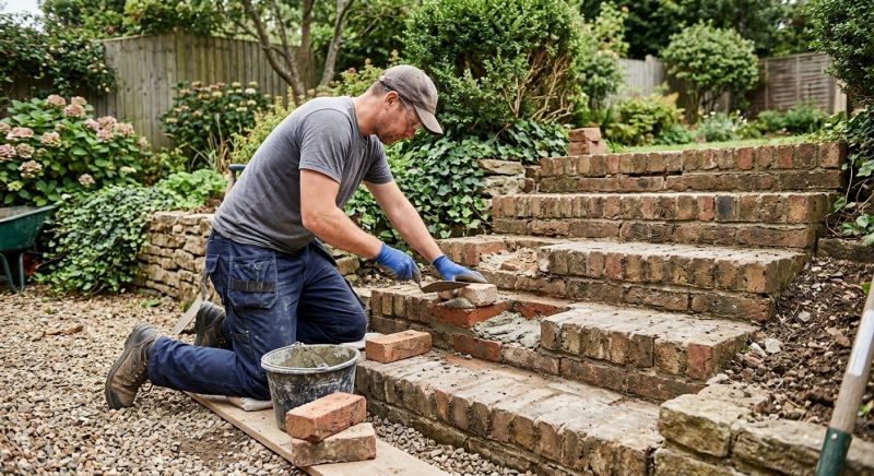 Brick Stairs Repair in Charlotte County, FL