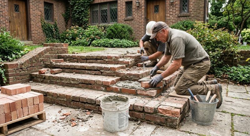 Brick Stairs Repair in Rotonda West, FL