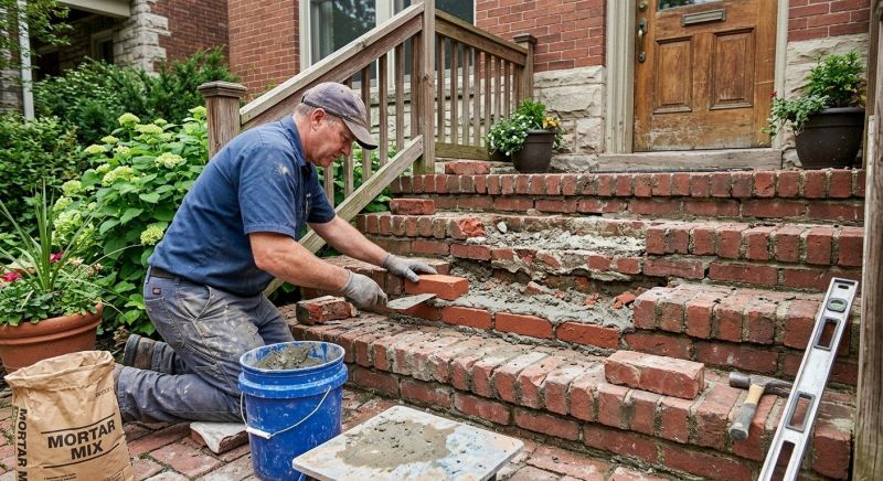Brick Steps Repair in Port Charlotte, FL