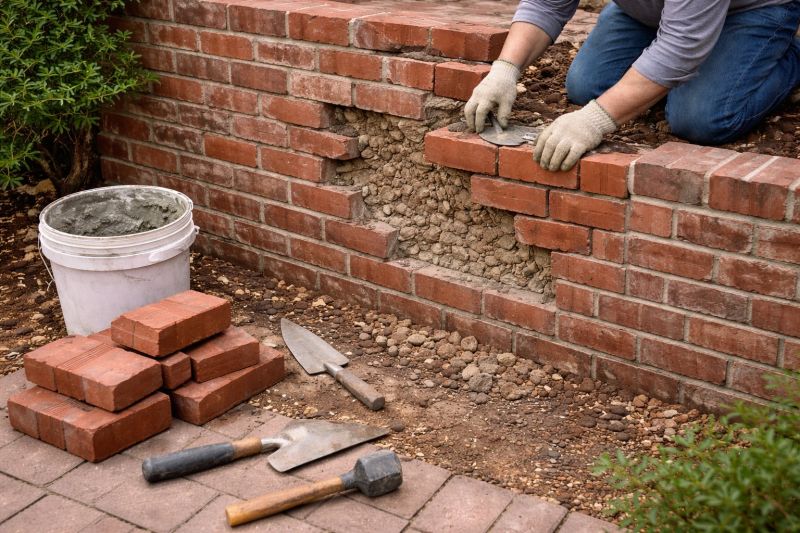 Brick Wall Repair in Arcadia, FL