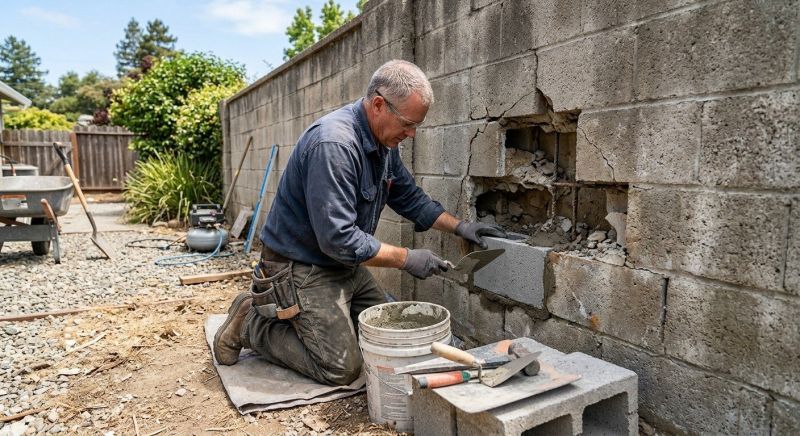 Concrete Block Repair in Arcadia, FL