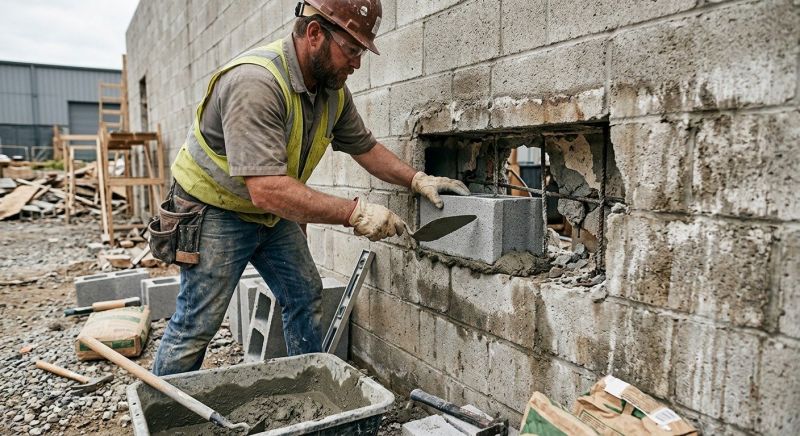 Concrete Block Repair in Charlotte County, FL