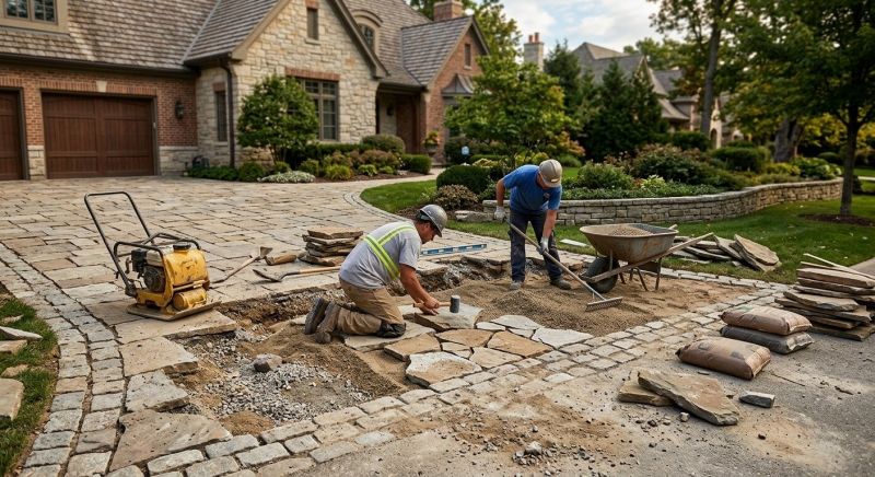 Stone Driveway Repair in Port Charlotte, FL